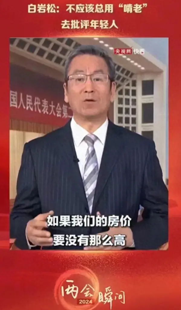 白巖松:不要總用啃老批評年輕人