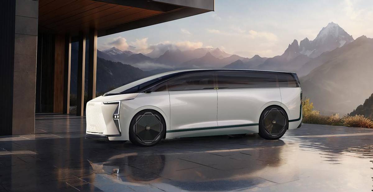 星途汽車首款尊享舒適旗艦MPV渲染圖發布,演繹融合式豪華
