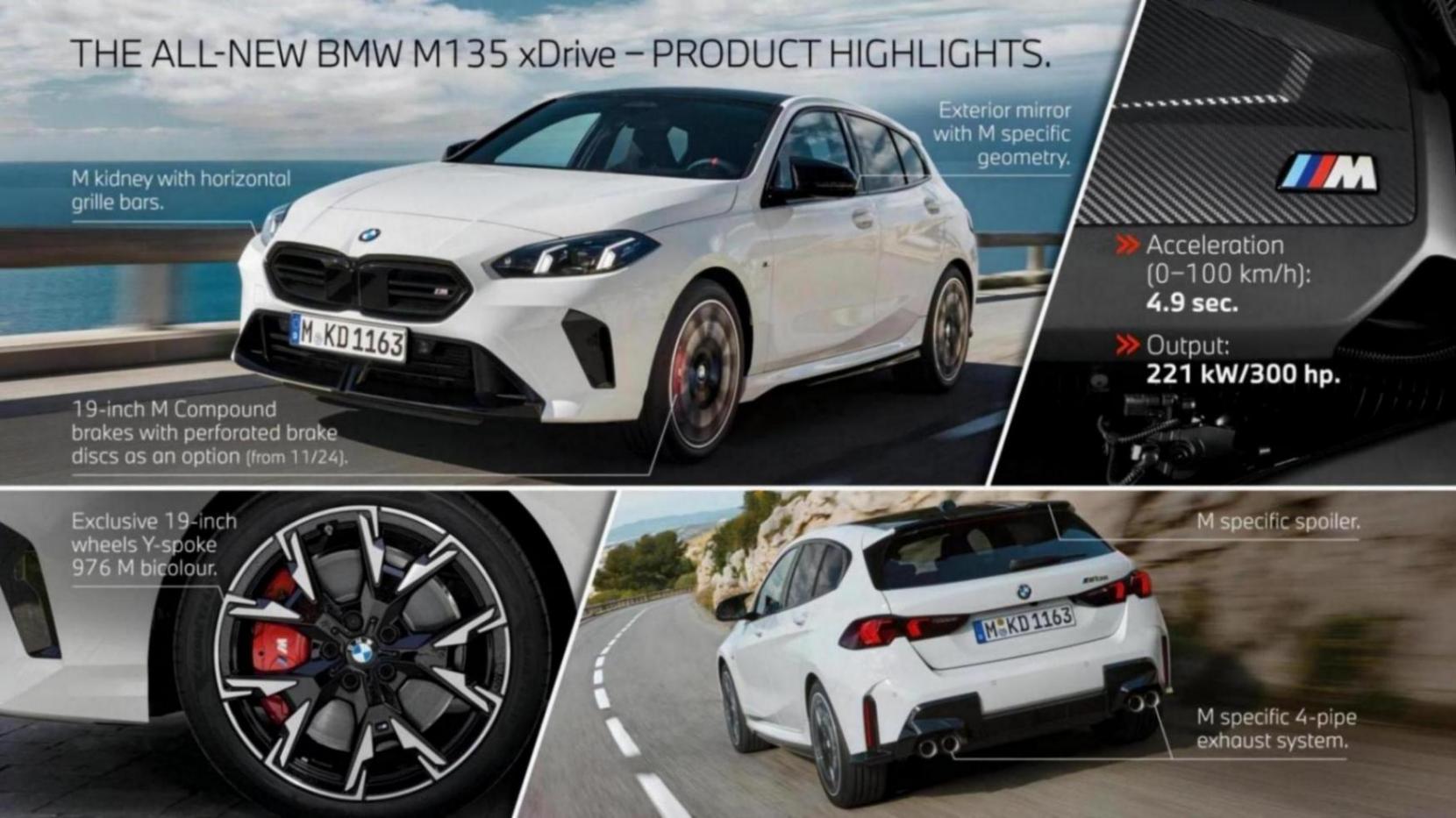 全新寶馬1系官圖發(fā)布 全面升級/提供多種動力