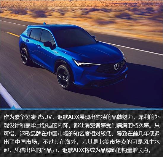 小眾的獨特魅力 謳歌ADX新車圖解