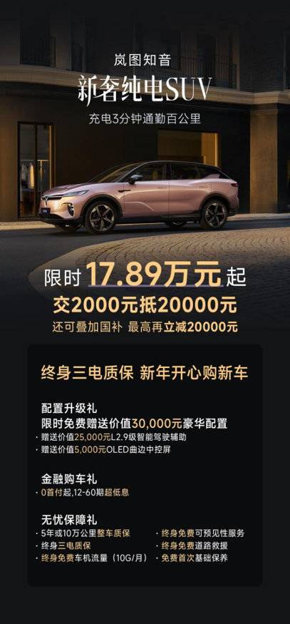 LFC超級后驅、逍遙座艙、鯤鵬智駕,嵐圖知音實力不容小覷!