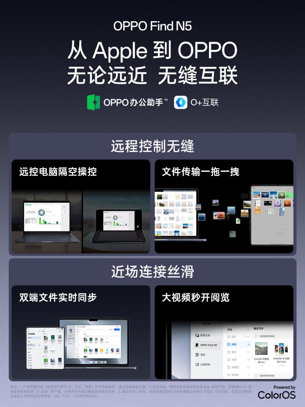 是折疊屏更是辦公利器,OPPO Find N5遠控電腦更好用