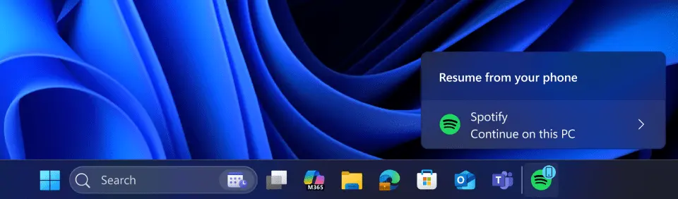 微軟邀測Win11音樂播放接力,安卓手機(jī)、電腦無縫銜接