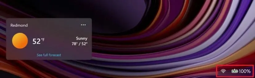 微軟發布Win11 Dev/Beta 26xxx.5761預覽版:安卓/PC無縫接力 Lock Screen new battery icon