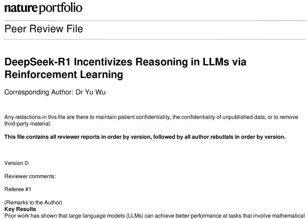 DeepSeek-R1開創歷史!首登《自然》封面,梁文鋒團隊正面回應蒸餾質疑、發布詳盡安全報告。