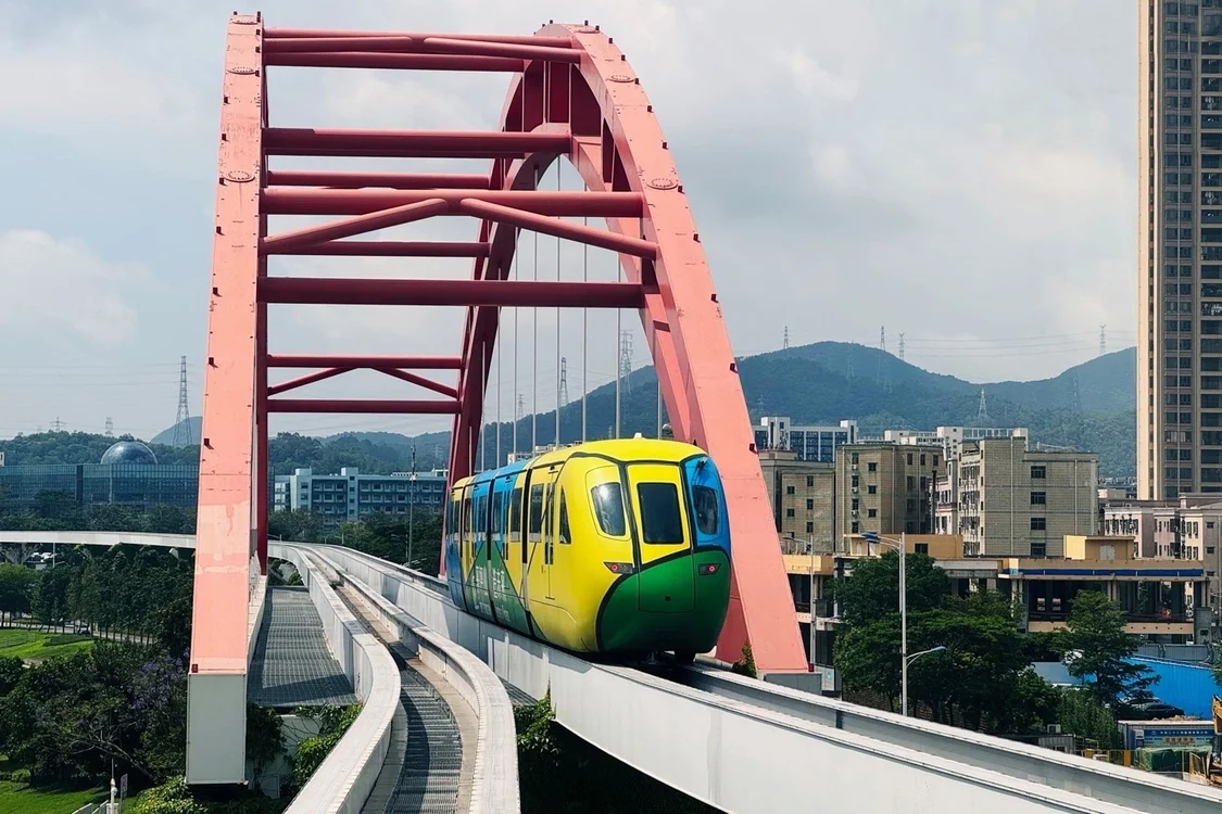 消息稱比亞迪巴西圣保羅17號線云軌項目測試完成,計劃明年投運 ▲ 坪山云巴 1 號線