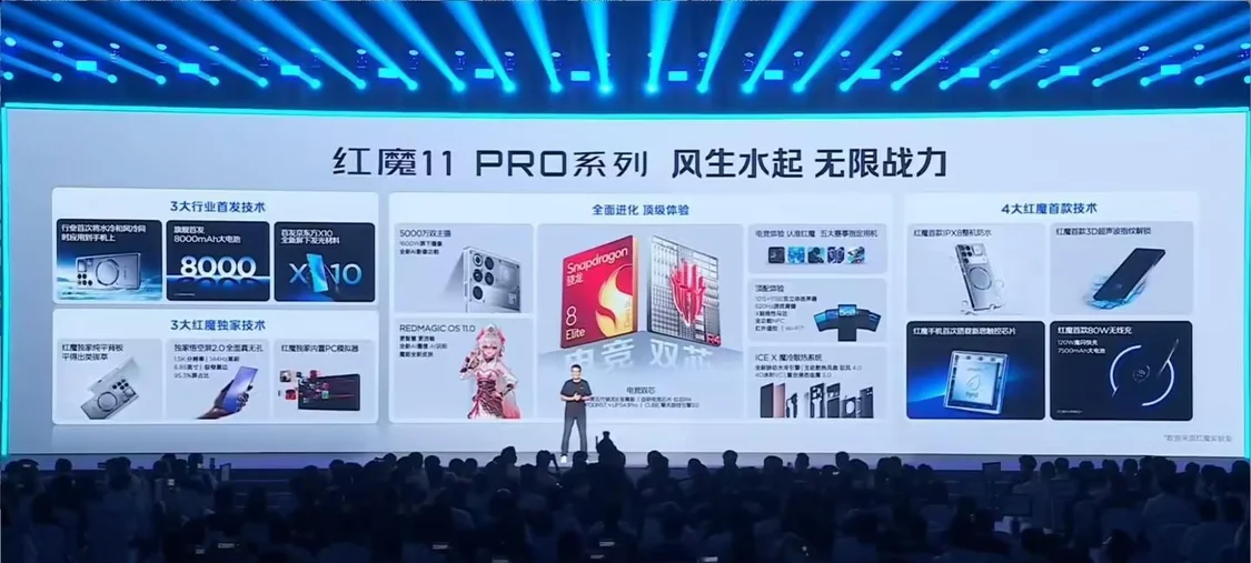 紅魔11Pro系列手機發(fā)布:4999元起,行業(yè)首款風(fēng)水雙冷手機 紅魔11Pro系列手機發(fā)布:4999元起,行業(yè)首款風(fēng)水雙冷手機